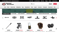 Desktop Screenshot of baseballwarehouse.com
